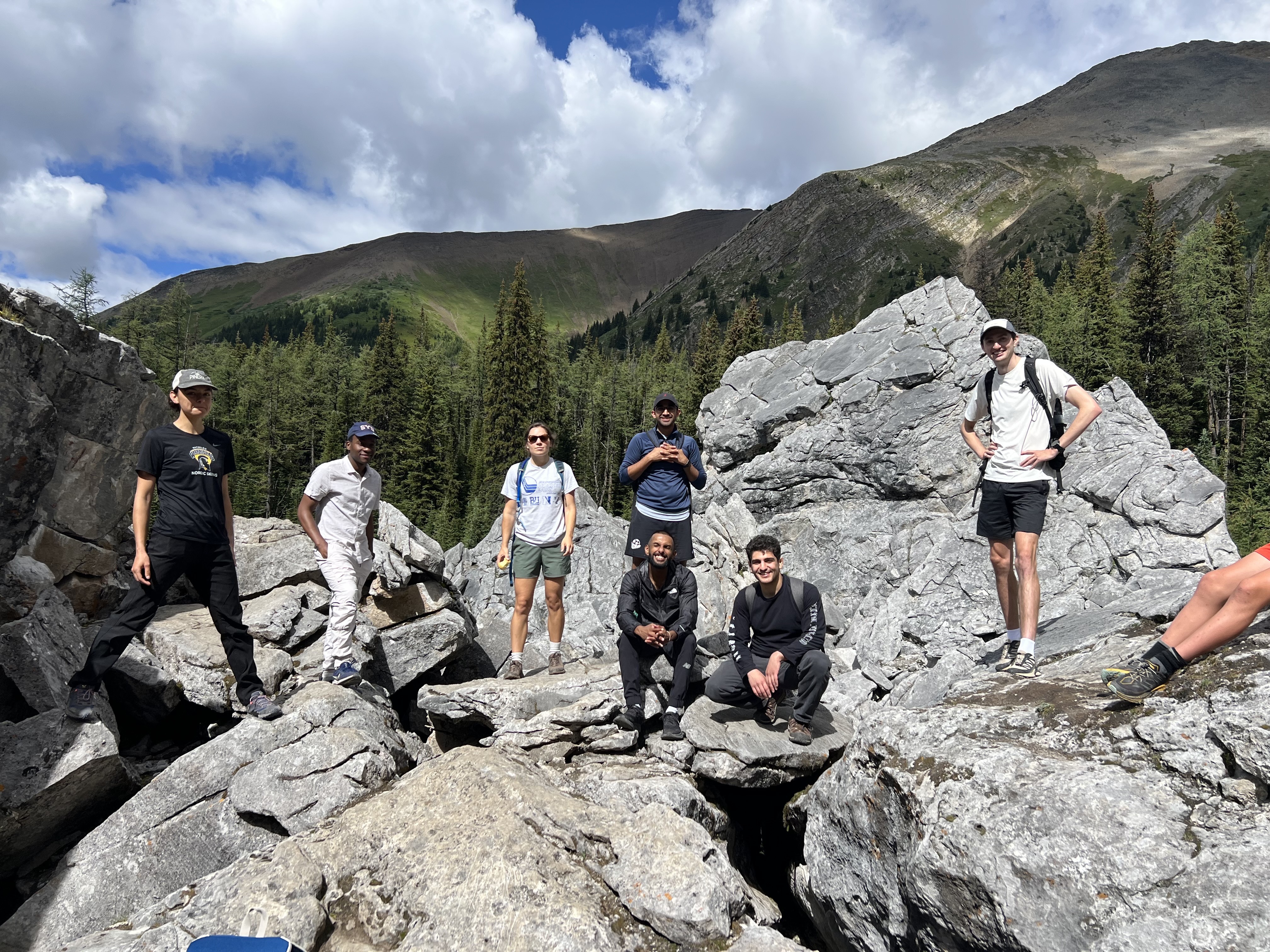Lab hikes rock (pun intended)