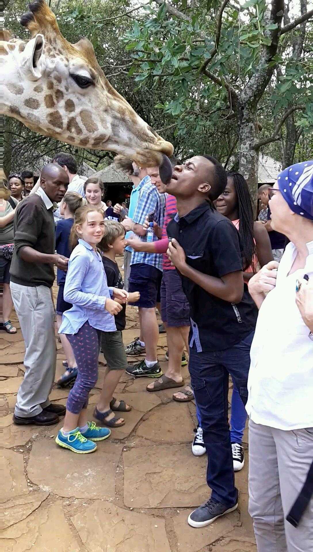 Tadiwa & Giraffe