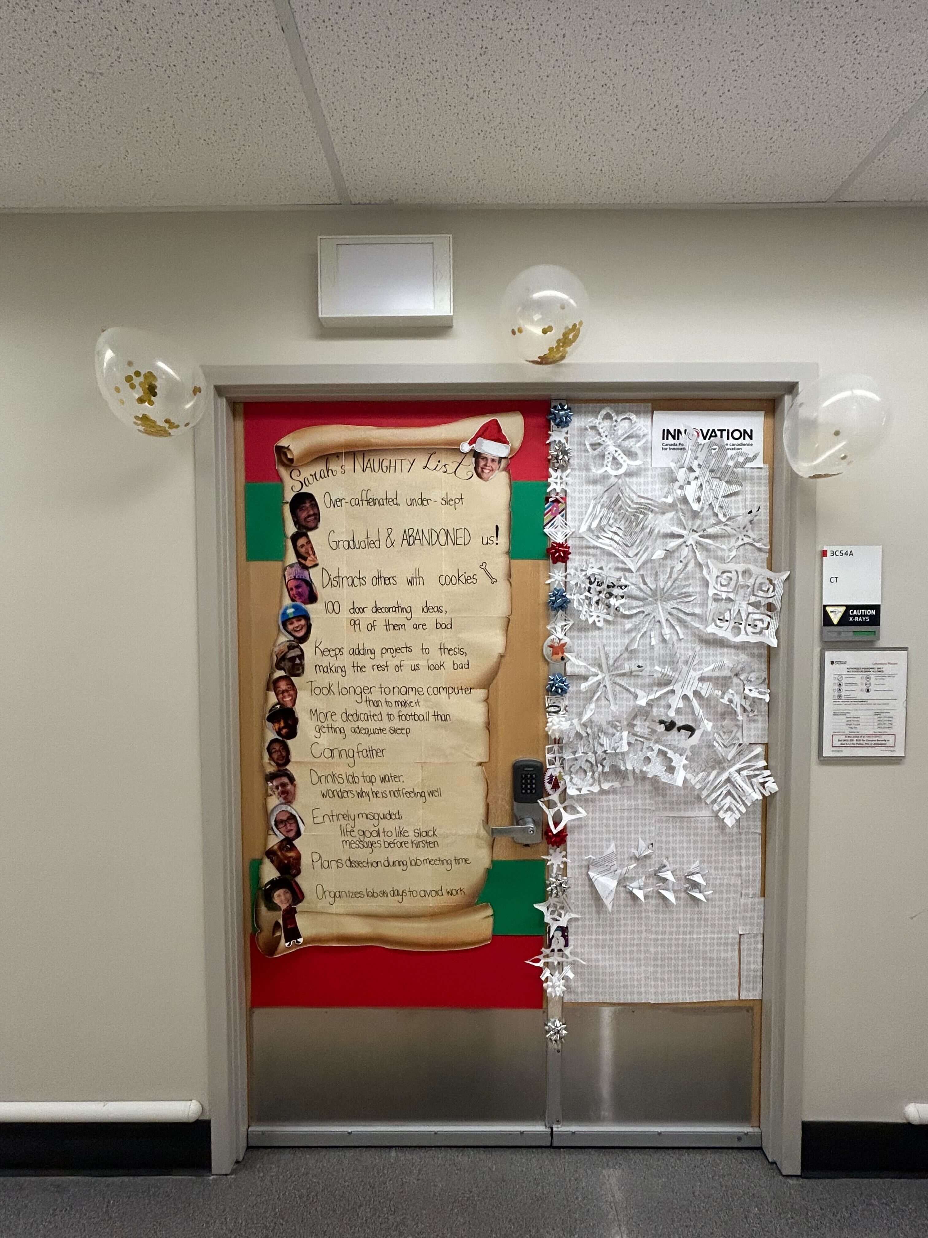 McCaig christmas door contest 2023