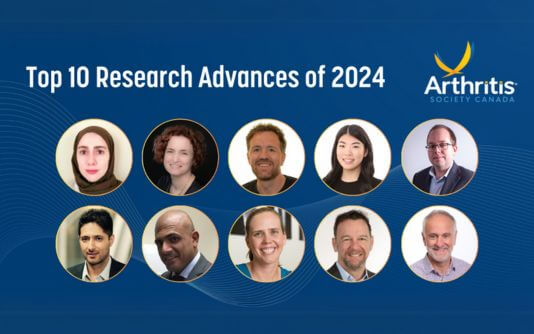 Recognized in Top 10 Arthritis Research Advances of 2024